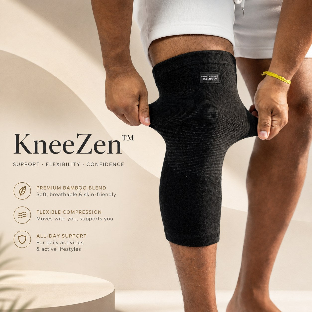 KneeZen Bamboo Knee Sleeve